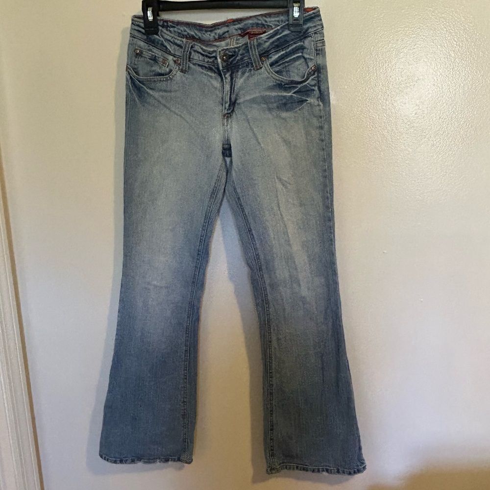 BONGO Y2K Vintage Light Wash Stretch Women’s Low Rise Bootcut Jeans Size 9